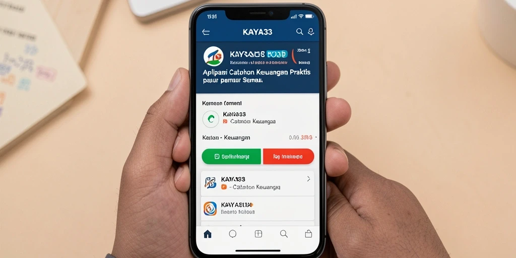 Tampilan antarmuka KAYA33 yang sederhana dan efisien untuk catatan keuangan.