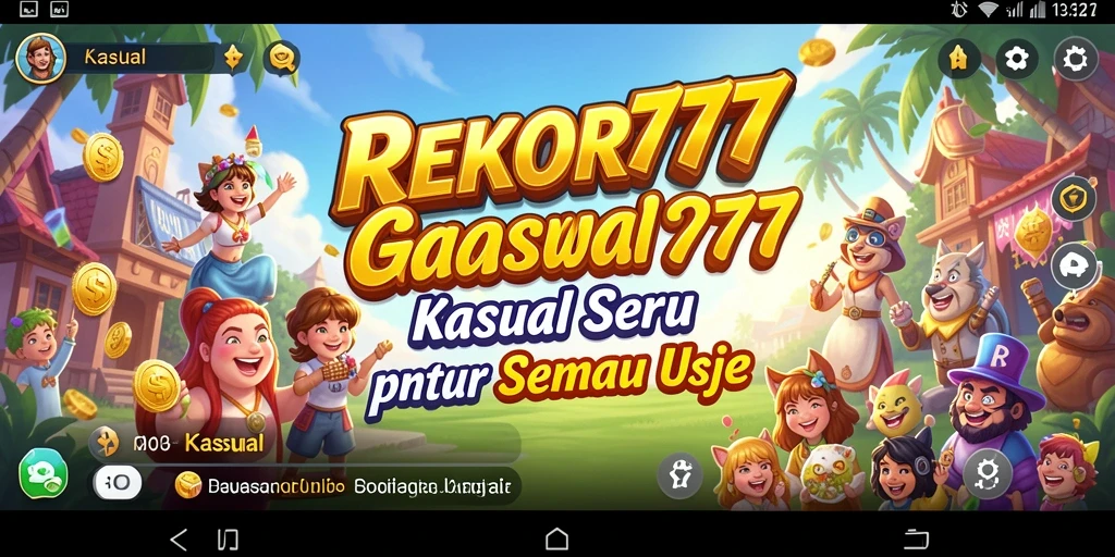 Antarmuka menarik dan penuh warna dalam permainan REKOR777.