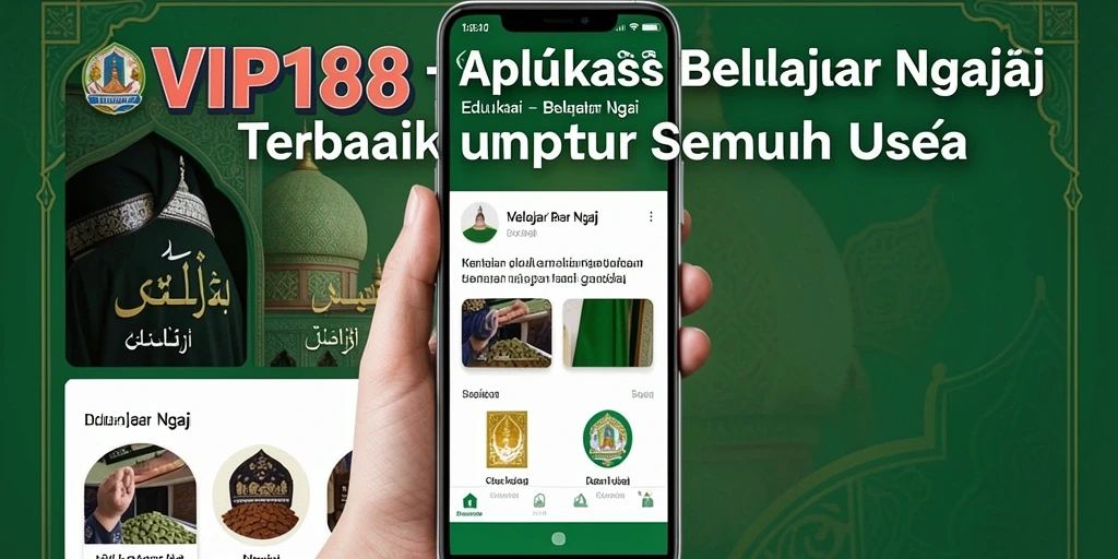 Antarmuka VIP188 yang sederhana dan informatif untuk belajar ngaji.
