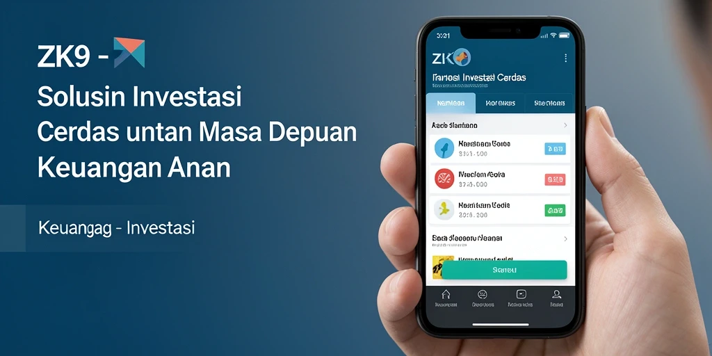 Tampilan antarmuka pengguna ZK9 yang modern dan informatif.